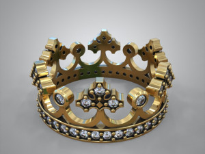 ring crown 3D Print Model