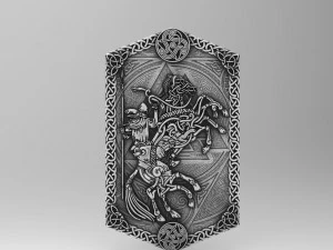 pendant horse odin sleipnir 3D Print Model