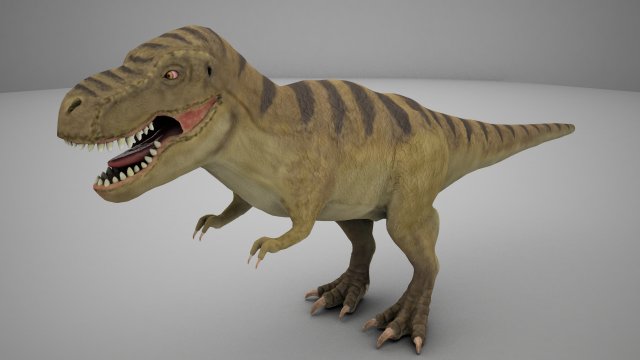trex Modelo 3D .c4d .max .obj .3ds .fbx .stl .blend 