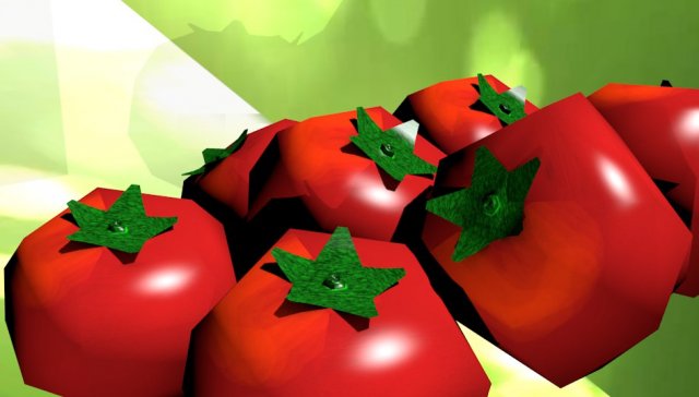 low poly tomato 3D 모델 .c4d .max .obj .3ds .fbx .stl .blend 