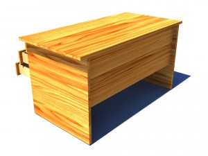 desk 3Dモデル