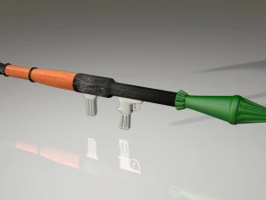 rpg - rocket propelled grenade 3D Model