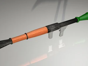 rpg - rocket propelled grenade 3D Model