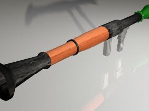 rpg - rocket propelled grenade 3D Model