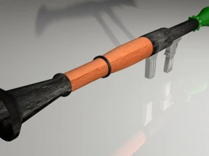 rpg - rocket propelled grenade 3D Model