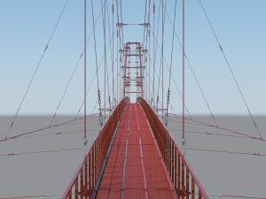 old soviet industrial bridge Modèle 3D