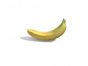 banana 3D मॉडल