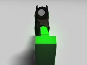 toxic sniper low poly 3D Model