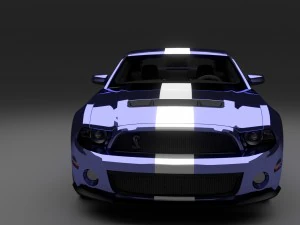 ford mustang gt500 3D Model