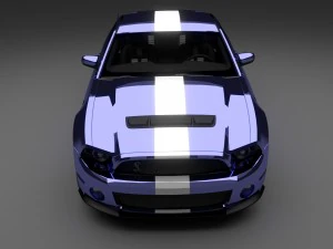 ford mustang gt500 3D Model
