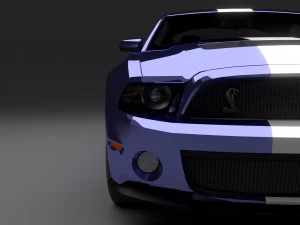 ford mustang gt500 3D Model