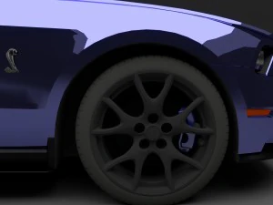 ford mustang gt500 3D Model