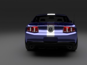 ford mustang gt500 Model 3D