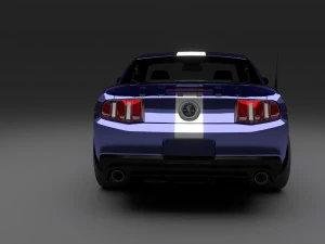 ford mustang gt500 3D Model