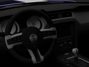 ford mustang gt500 Model 3D
