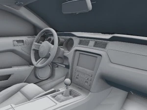 ford mustang gt500 3D Model