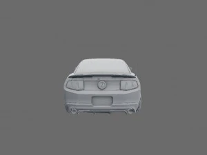 ford mustang gt500 3D Model