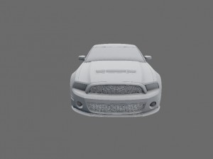 ford mustang gt500 Model 3D
