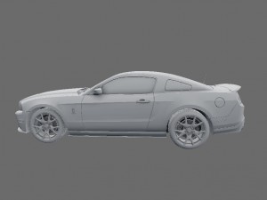 ford mustang gt500 Model 3D