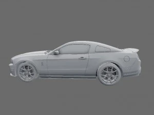ford mustang gt500 3D Model