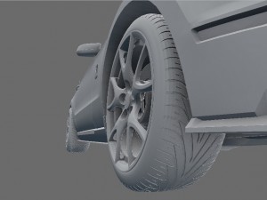 ford mustang gt500 Model 3D