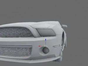 ford mustang gt500 3D Model