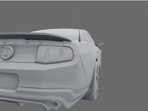 ford mustang gt500 Model 3D