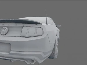 ford mustang gt500 3D Model