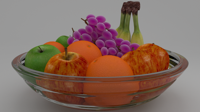 glass bowl 3D मॉडल .c4d .max .obj .3ds .fbx .stl .blend 
