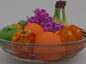 glass bowl Modèle 3D