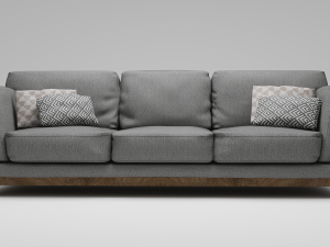 living room 3D 모델