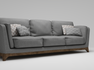 living room 3D 모델