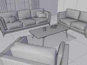 living room 3D Model