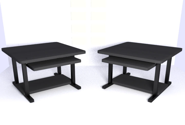 bureau de travail Modèle 3D .c4d .max .obj .3ds .fbx .stl .blend 