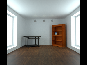 simple furniture room 3D Model