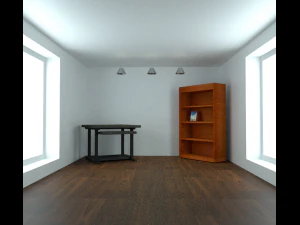 साधारण फर्नीचर कक्ष 3D मॉडल