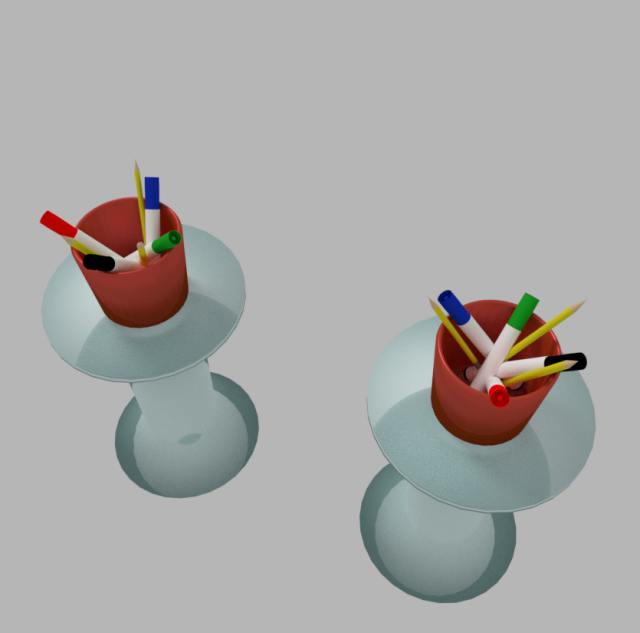 markers pens and pencils 3D Model .c4d .max .obj .3ds .fbx .stl .blend 