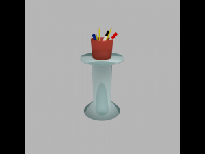 markers pens and pencils 3D Model
