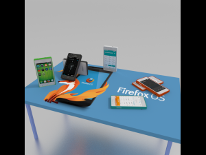 alcatel one touch fire phone pack 3D 模型