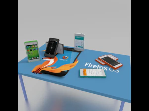 alcatel one touch fire phone pack 3D Model