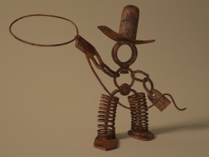 iron cowboy 3D Model