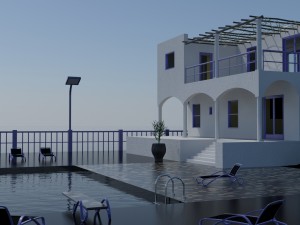 modern house 3D 모델