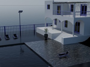 modern house 3D 模型