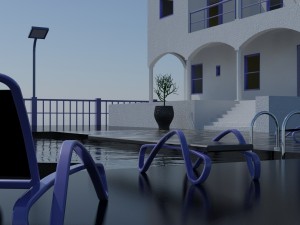 modern house 3D 模型