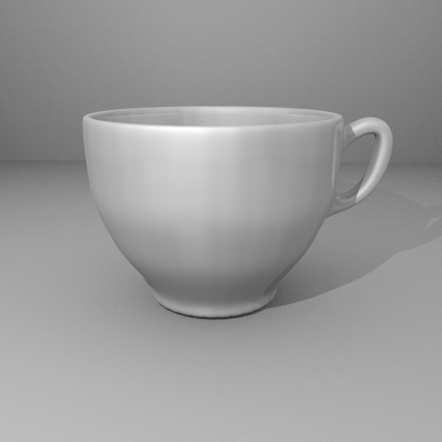 porcelain cup Modelo 3D .c4d .max .obj .3ds .fbx .stl .blend