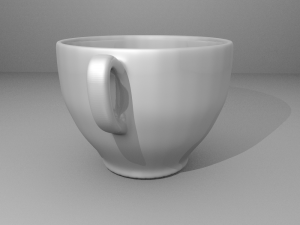 porcelain cup Modelo 3D