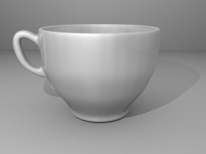 porcelain cup Modelo 3D