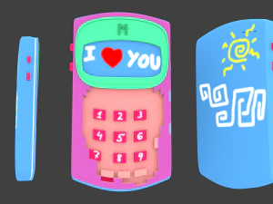 전화 - ​​모토로라 3D 모델