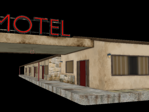 motel 3Dモデル