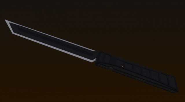 tactical knife Model 3D .c4d .max .obj .3ds .fbx .stl .blend 